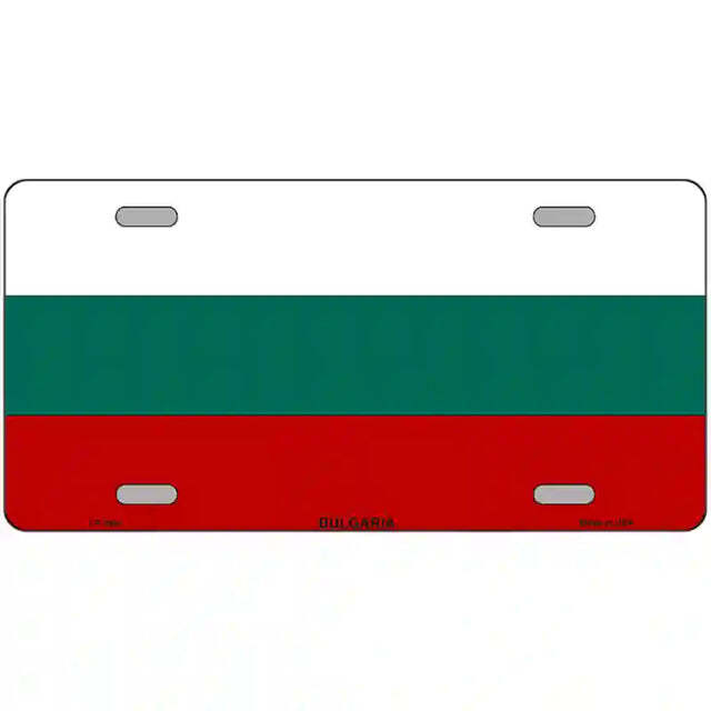 Bulgaria Flag Metal Sign