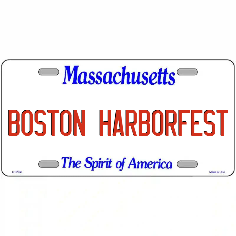 Boston Harborfest Massachusetts Metal Sign