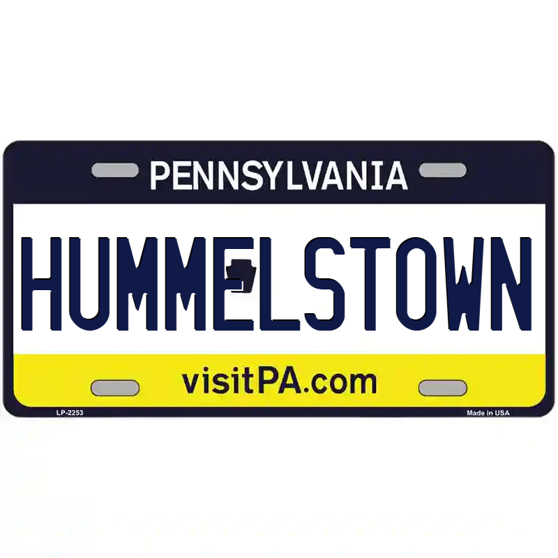 Hummelstown Pennsylvania Metal Sign