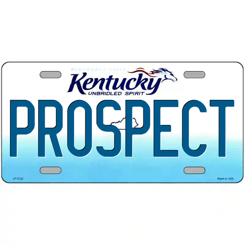 Prospect Kentucky Metal Sign