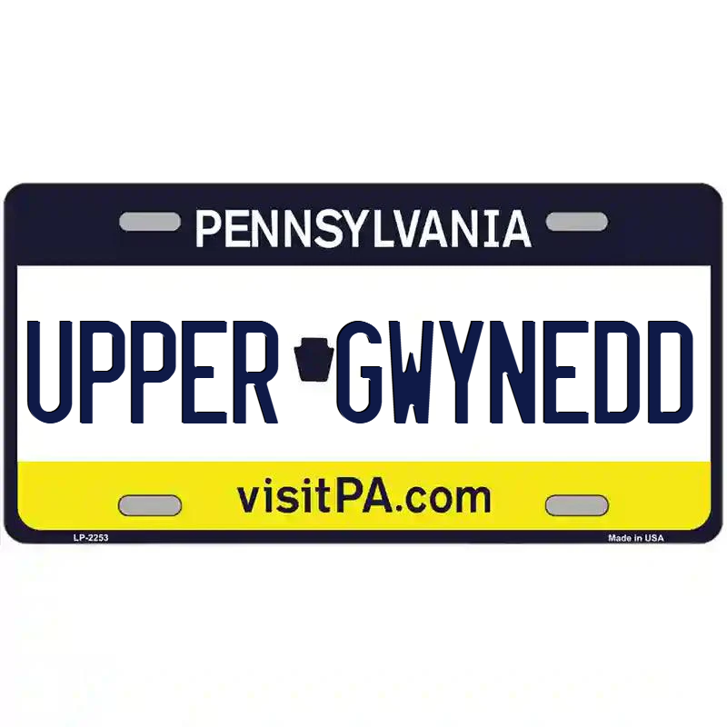 Upper Gwynedd Metal Sign