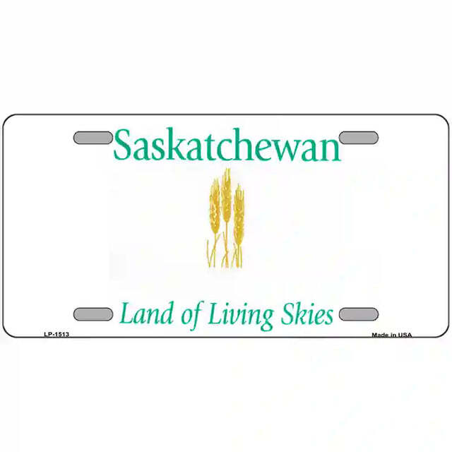 Saskatchewan Canada Metal Sign