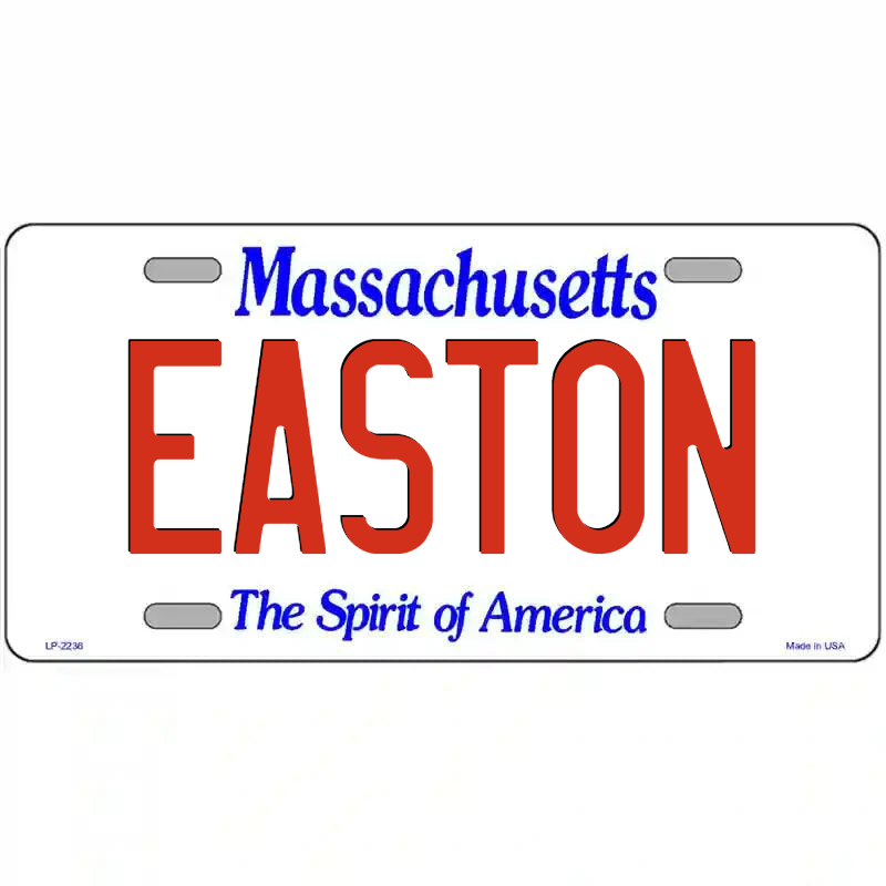 Easton Massachusetts Metal Sign