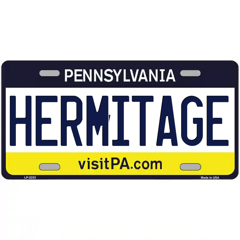 Hermitage Pennsylvania Metal Sign