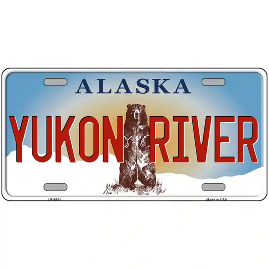 Yukon River Alaska Metal Sign