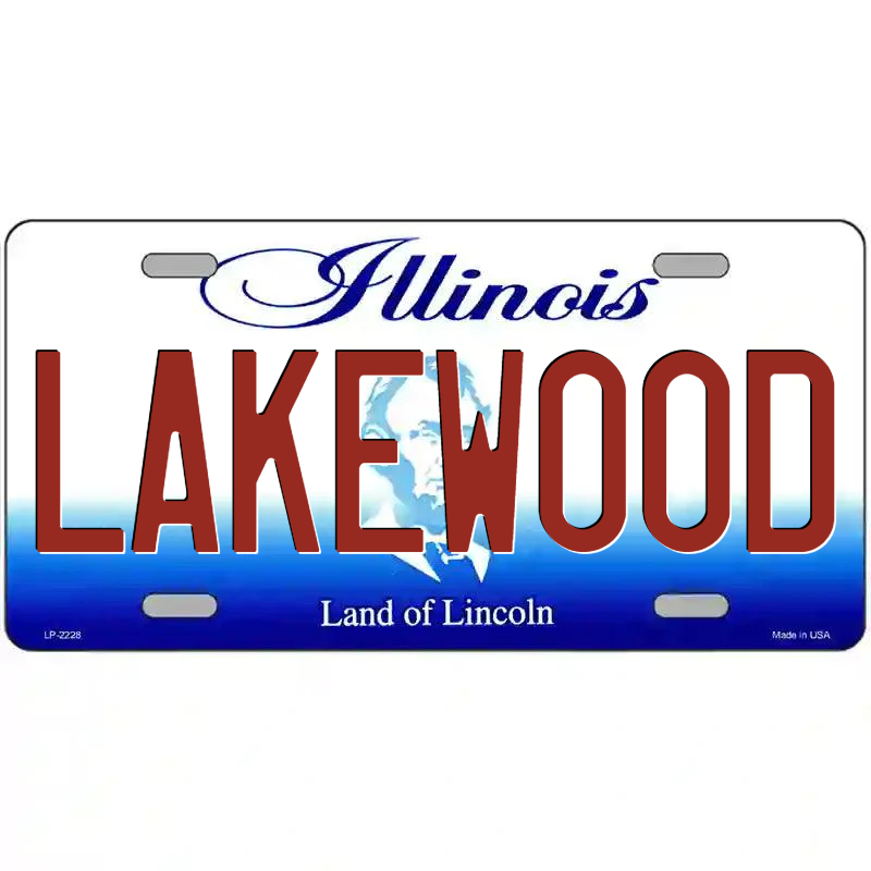 Lakewood Illinois Metal Sign