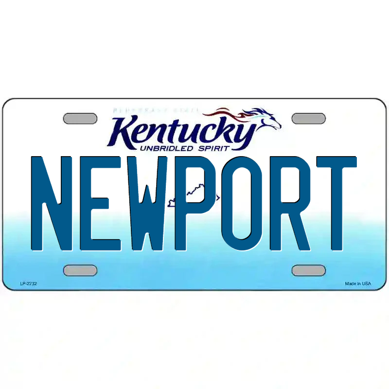 Newport Kentucky Metal Sign
