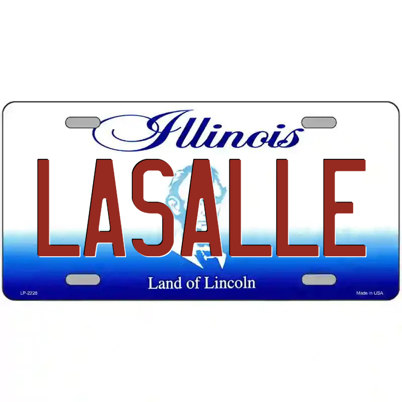 LaSalle Illinois Metal Sign