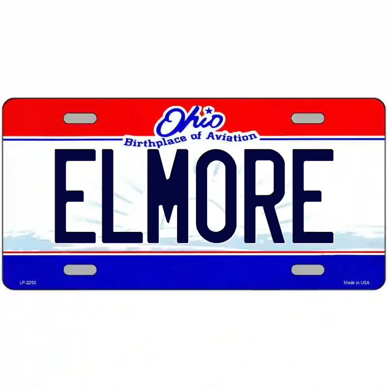 Elmore Ohio Metal Sign