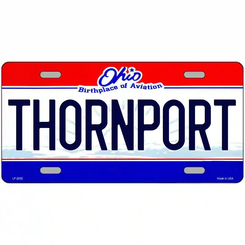 Thornport Ohio Metal Sign