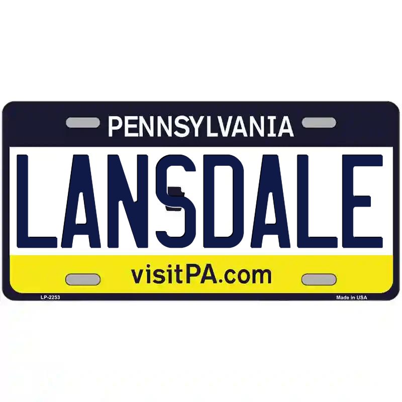 Lansdale Pennsylvania Metal Sign