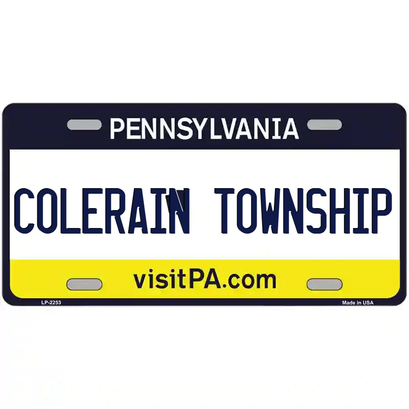 Colerain Township Pennsylvania Metal Sign
