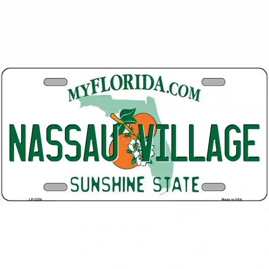 Nassau Village Florida Metal Sign