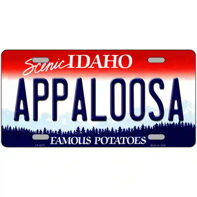 Appaloosa Idaho Metal Sign