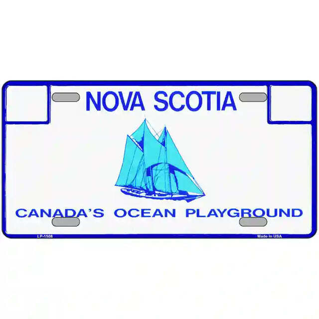 Nova Scotia Canada Metal Sign