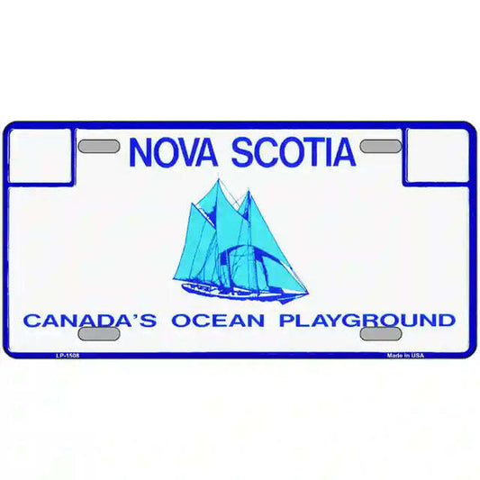 Nova Scotia Canada Metal Sign