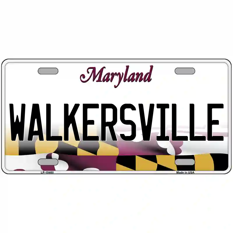 Walkersville Maryland Metal Sign