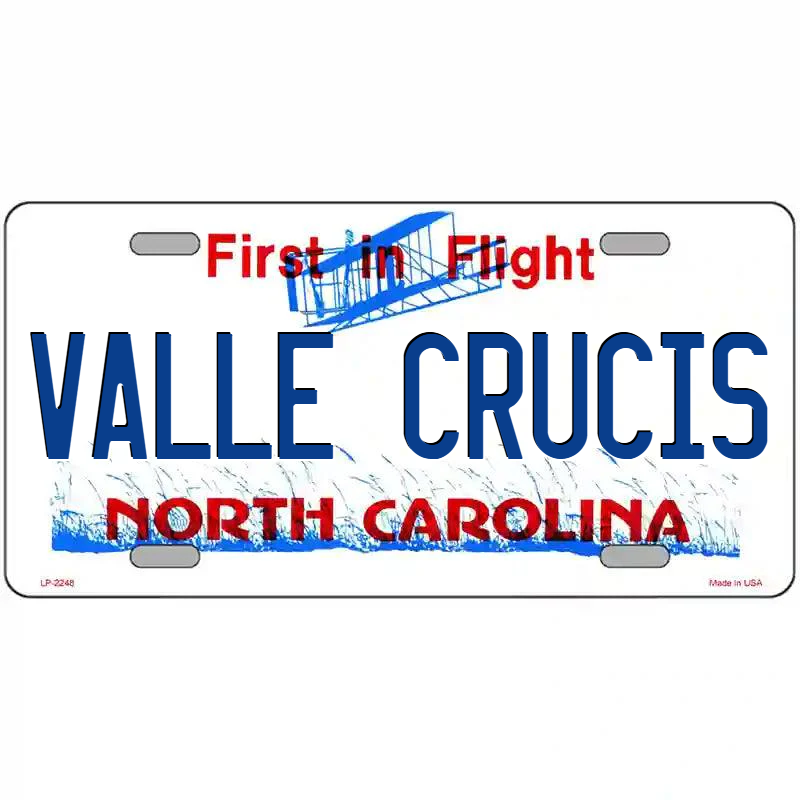Valle Crucis North Carolina Metal Sign