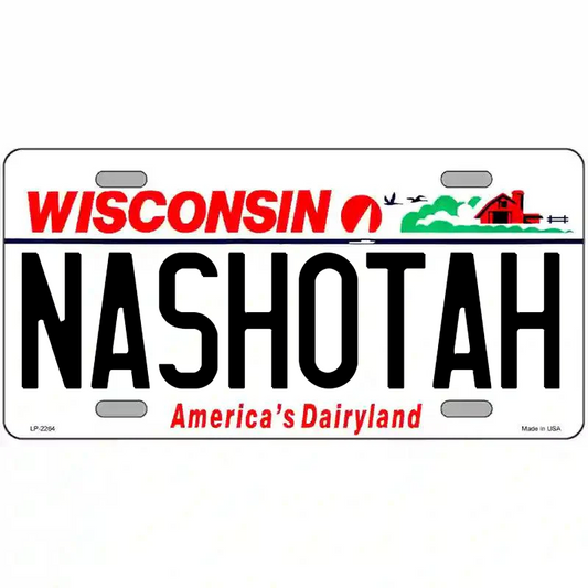Nashotah Wisconsin Metal Sign