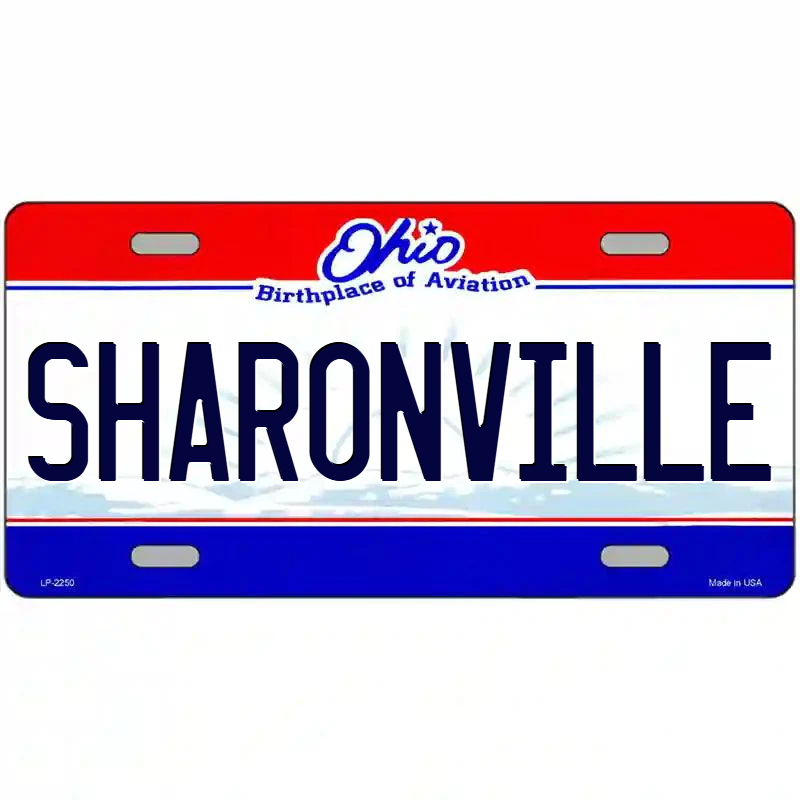 Sharonville Ohio Metal Sign