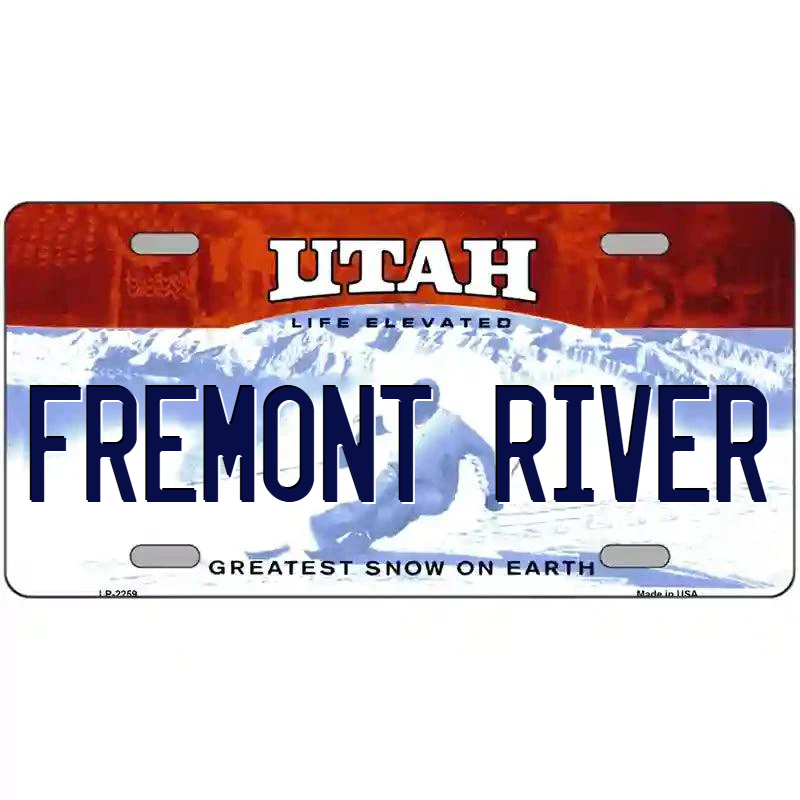 Fremont River Utah Metal Sign