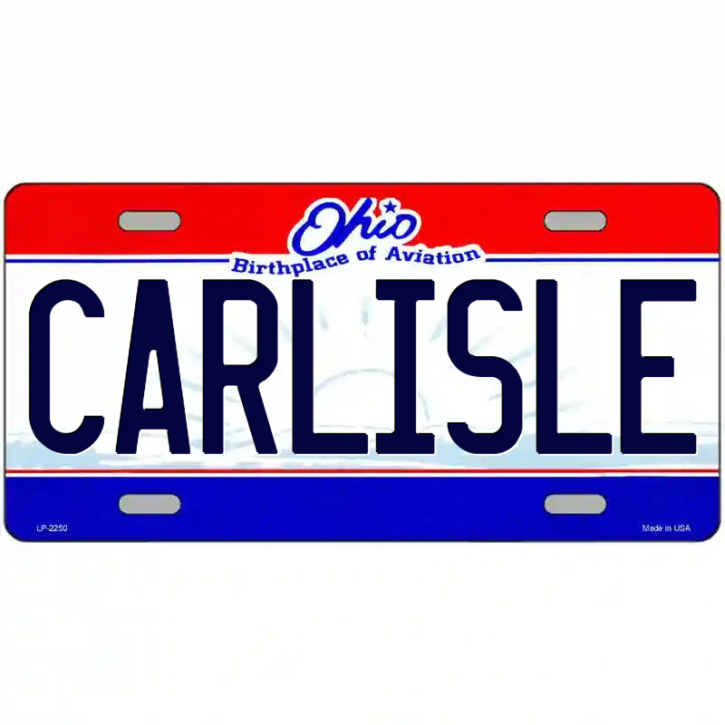 Carlisle Ohio Metal Sign