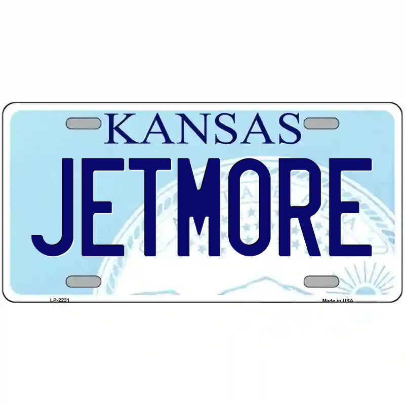 Jetmore Kansas Metal Sign