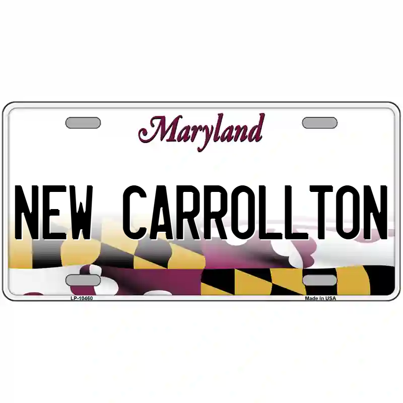 New Carrollton Maryland Metal Sign