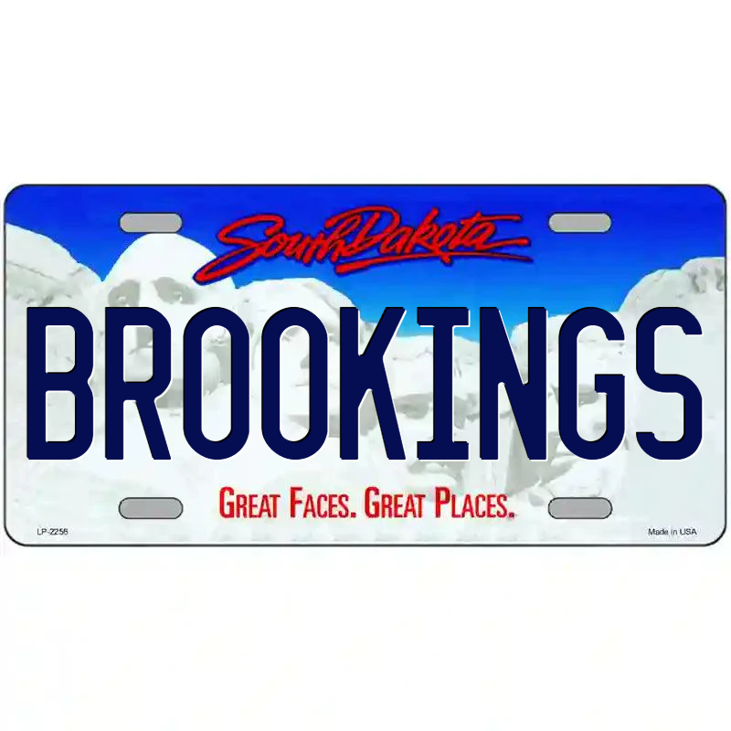 Brookings South Dakota Metal Sign