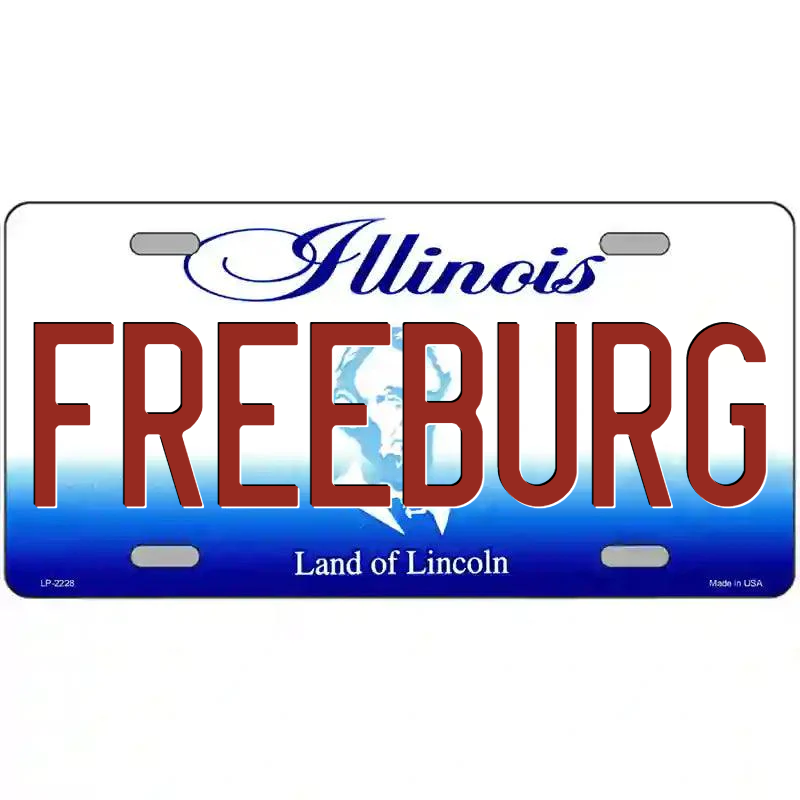 Freeburg Illinois Metal Sign