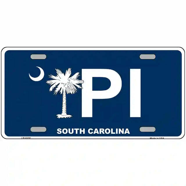PI Pawley's Island South Carolina Metal Sign
