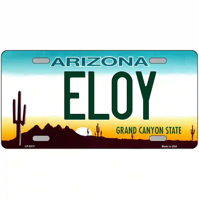 Eloy Arizona Metal Sign