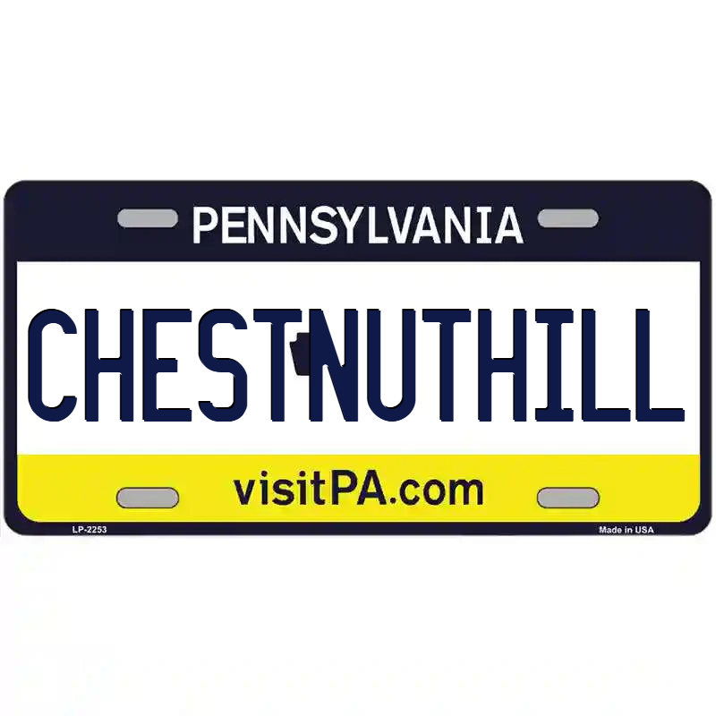 Chestnuthill Pennsylvania Metal Sign