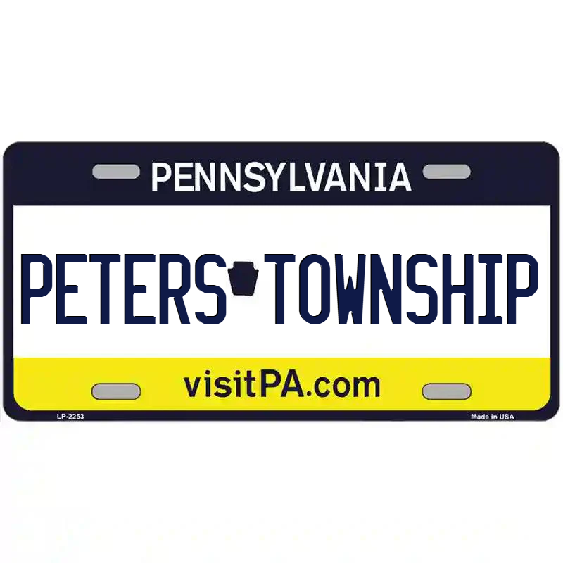 Peters Township Pennsylvania Metal Sign