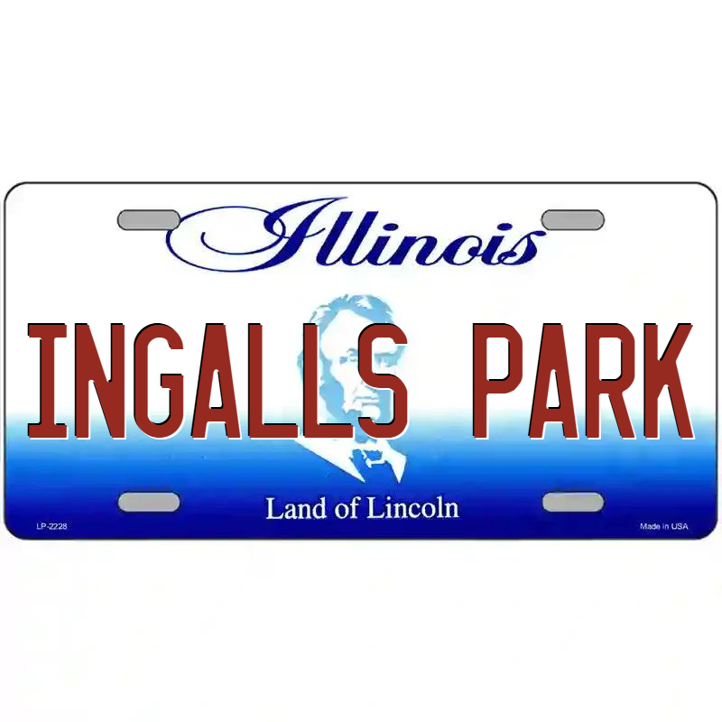 Ingalls Park Illinois Metal Sign