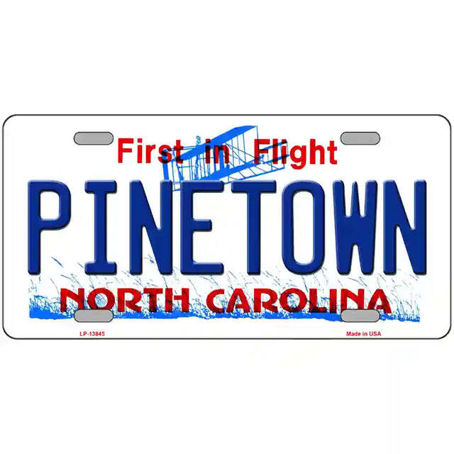 Pinetown North Carolina Metal Sign