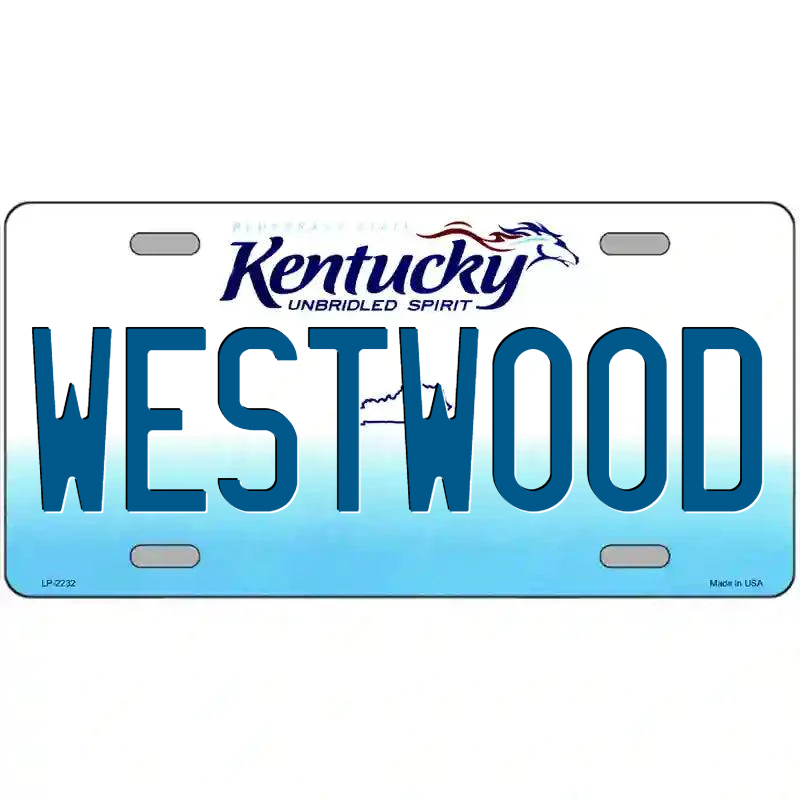 Westwood Kentucky Metal Sign