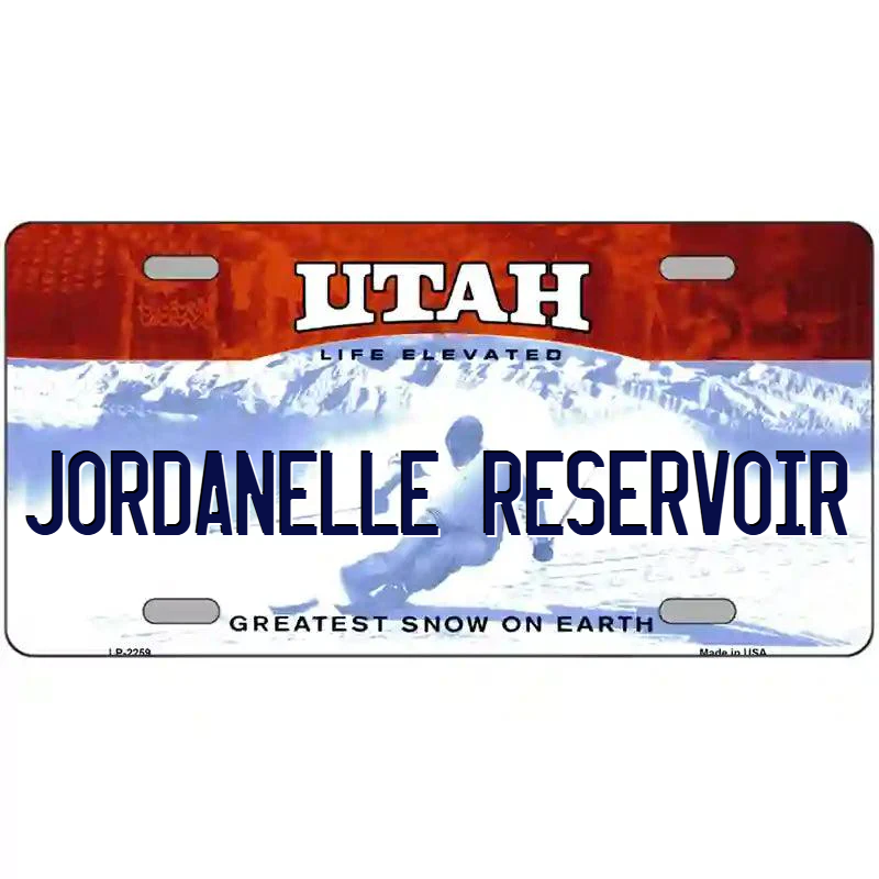 Jordanelle Reservoir Utah Metal Sign