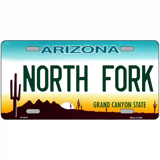North Fork Arizona Metal Sign
