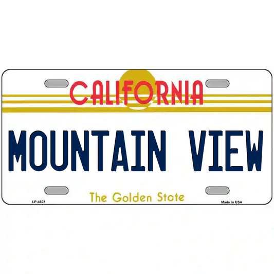 Mountain View California Metal Sign