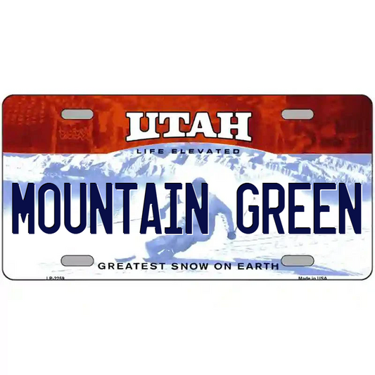 Mountain Green Utah Metal Sign