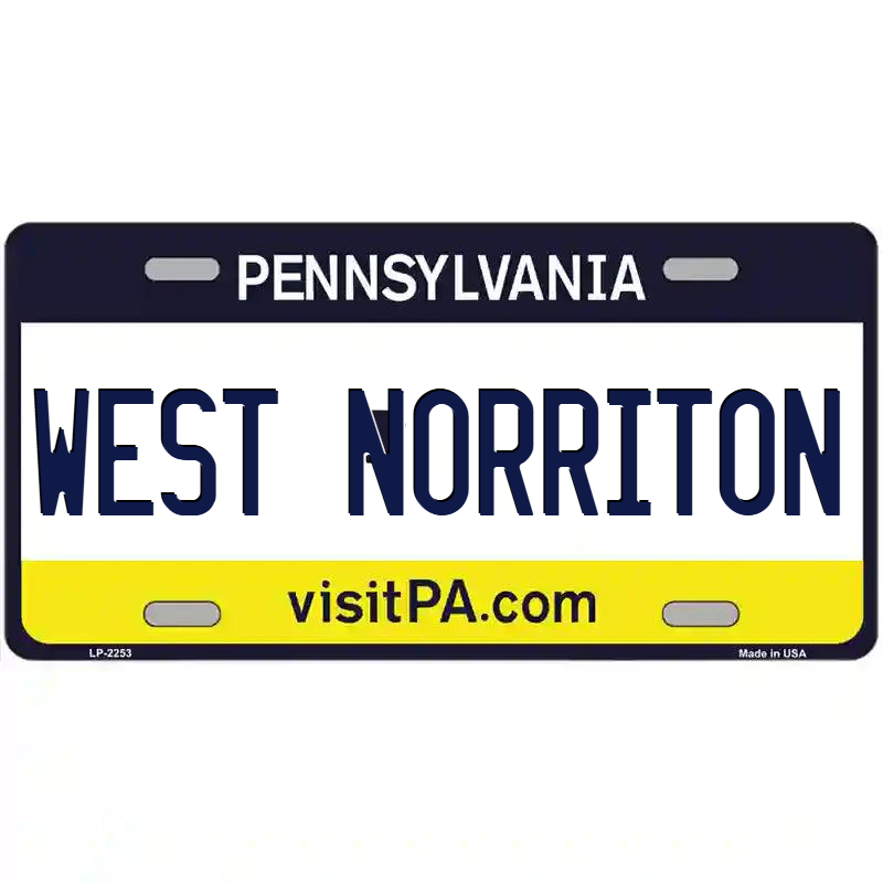 West Merriton Pennsylvania Metal Sign