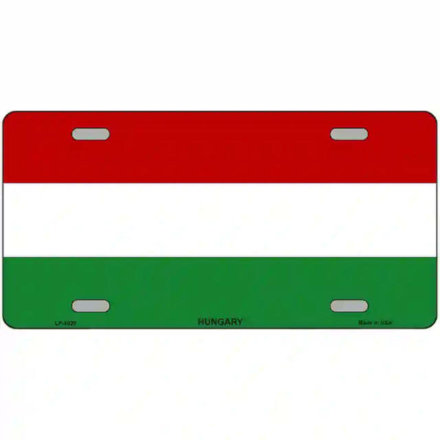 Hungary Flag Metal Sign