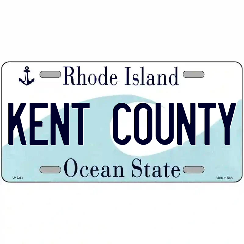 Kent County Rhode Island Metal Sign