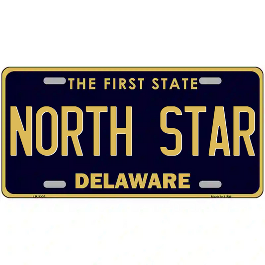 North Star Delaware Metal Sign