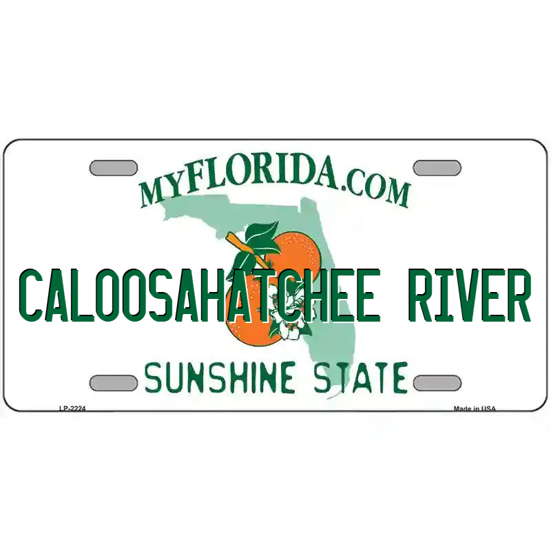 Caloosahatchee River Florida Metal Sign