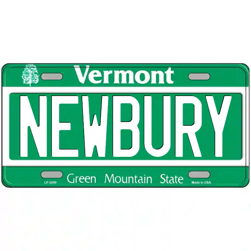 Newbury Vermont Metal Sign