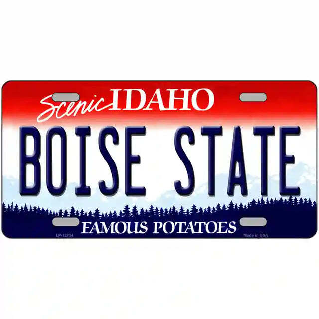 Boise State Idaho Metal Sign