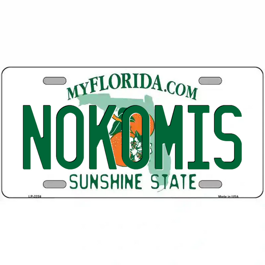 Nokomis Florida Metal Sign