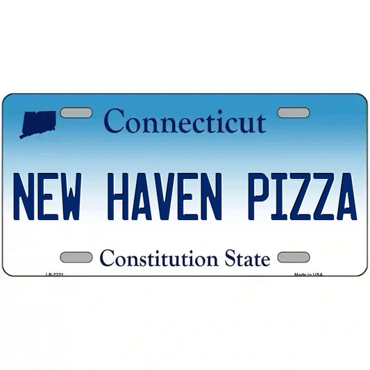 New Haven Pizza Connecticut Metal Sign